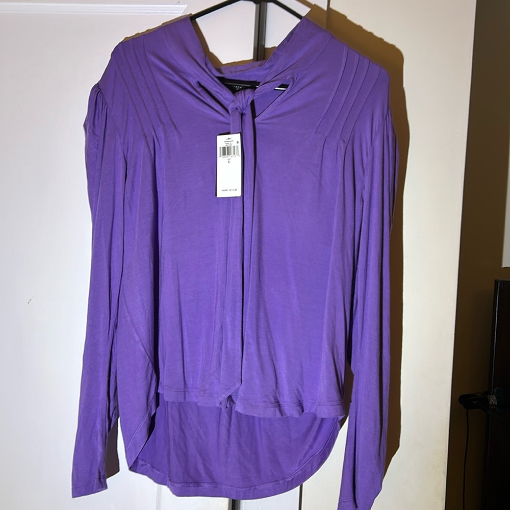 NWT Purple Talbots shirt. Size large.